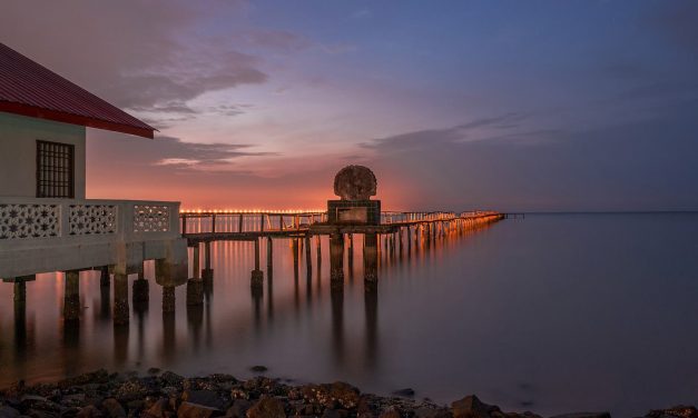 De pier van Telok Tempayak van fotograaf Adrian Choo